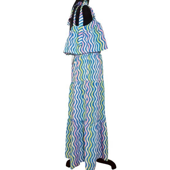 MICHELLE MCDOWELL Sadie Spring Capri Crush Blue 2pc Set, Size Medium - Picture 3 of 13